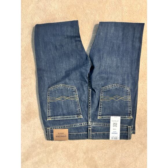 Girls NWT Levi’s Dark Wash Skinny Jeans Adjustable Waist Stretch Size 16 - Picture 5 of 6